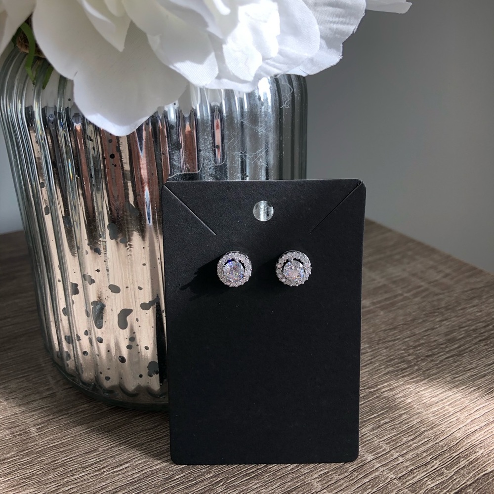 NEW Luxury CZ simulated Diamond Earrings